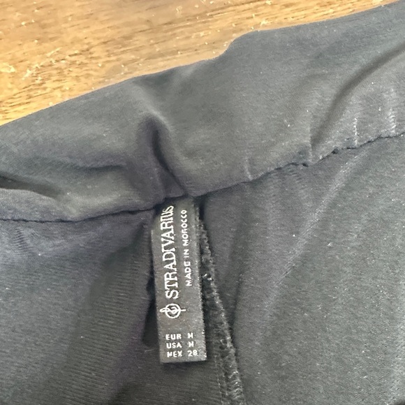 Stradivarius Black Wide Leg Pants - Picture 3 of 4